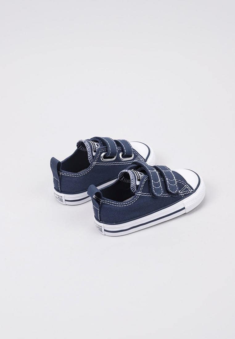 Converse Chuck Taylor CT 2V Ox Zapatillas, Unisex niños, Azul (Athletic Navy/White 412), 24 EU (8 Infantil UK)