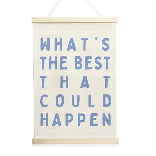 NQDWX Inspirational Quote What's the Best That Could Happen Wall