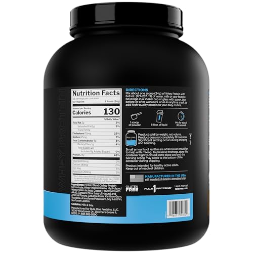 Image of Rule 1 R1 Whey Blend 100% Pure Whey Protein 5lbs Cafe Mocha