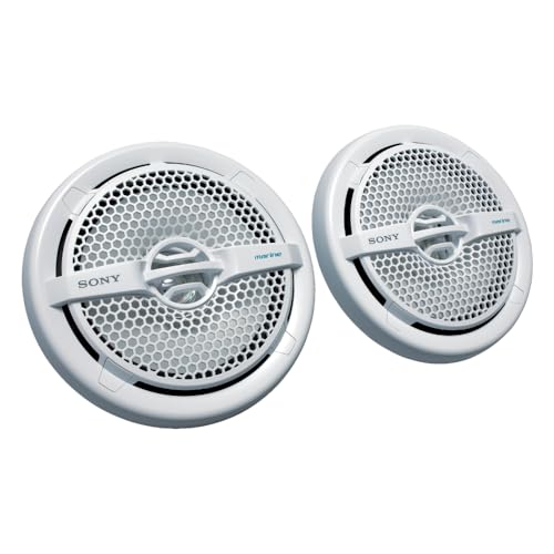Our #5 Pick is the Sony 6.5” Dual Cone Marine Speakers