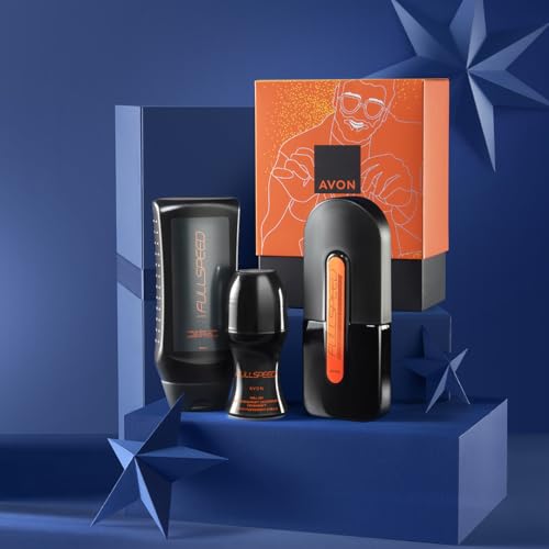 Avon Full Speed Three Piece Gift Set with Full Speed EDT 75ml, Hair & Body Wash 250ml and Roll-On Anti-Perspirant Deodorant 50ml in a Gift Box - Image 3