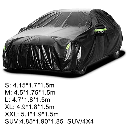Protetor solar,ERYUE Cobertura para carro Cobertura completa para sedan com faixa refletora de prote
