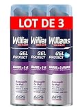 williams gel douche Los agentes protectores proporcionan a su piel una protección óptima contra los ataques del afeitado.