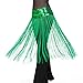 Women's Tribal Fringe Tassel Dynamic Belts Hip Scarf for Belly Dance Costume and Performance Practice