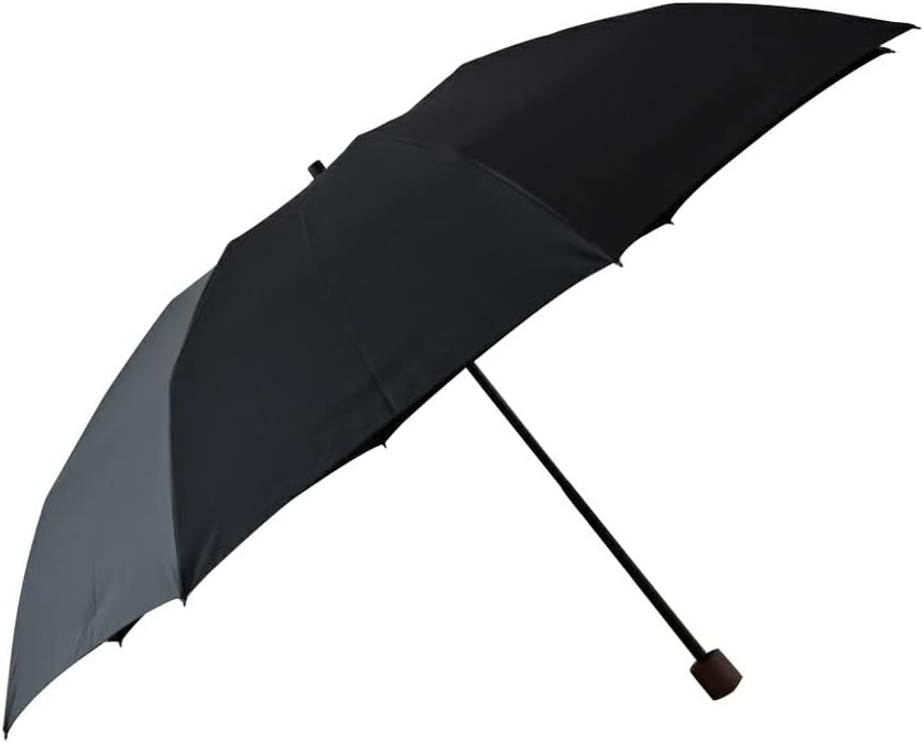 サンバリア100 折りたたみ日傘2段折 コンビmoku グレー 二段