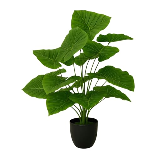 15 Easy Artificial Plant Care Tips 25 Artificial Dieffenbachia, Alocasia Elephant Ear & Dracaena Trifas...