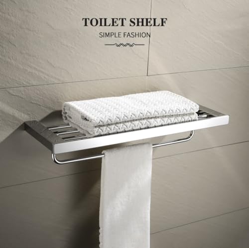 Barra riel antioxidante con estante de pared para ducha 3