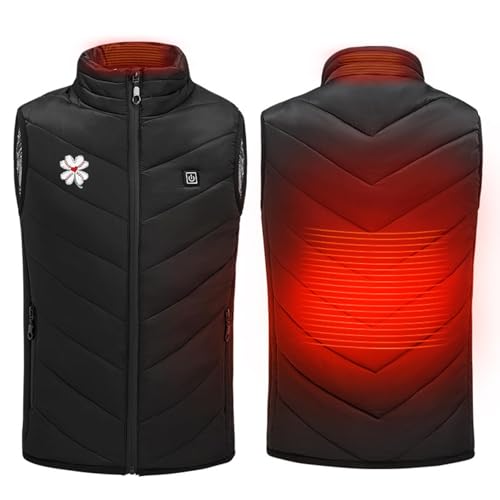 Heated Gilet for Boy Girl Windproof Heating Vest Kids Heated Jacket USB Body Warmer 3 Adjustable Temperature Waistcoat3
