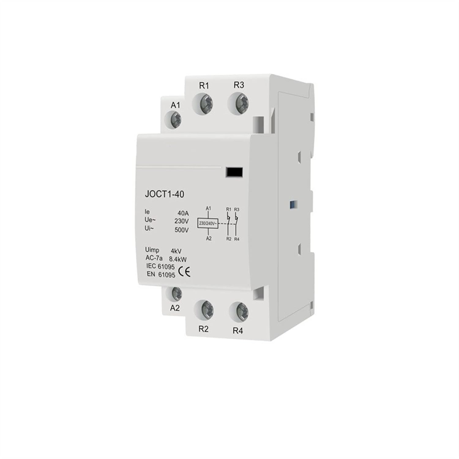 コンタクタ 2p 32a 40a 63a 220v/230v 50/60hz DIN レール 家庭用 AC