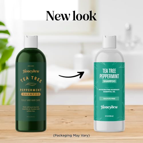 Invigorating Tea Tree Mint Shampoo - Rosemary Mint Shampoo for Oily Hair with Tea Tree Oil for Hair - Aromatherapy Clarifying Shampoo for Build Up Dry Scalp and Flakes with Essential Oils for Hair - Thumbnail 7