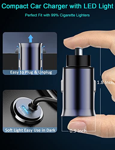 Caricatore Auto, 50W Caricabatterie Auto [20W Tipo...