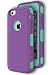 ExosArmor Defender PRO Heavy-Duty Case for Apple iPhone 6S (Includes Belt Clip Holster) Dual Layer Hybrid Shell Shock Absorption Cover with Screen Guard (Purple/Teal)