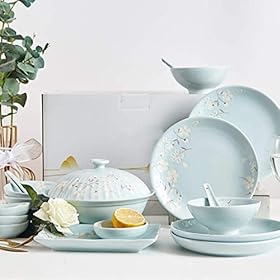 Elevate Your Dining Experience: Buy the Exquisite Cherry Blossom 18-Piece Porcelain Dinnerware Set Today – generic