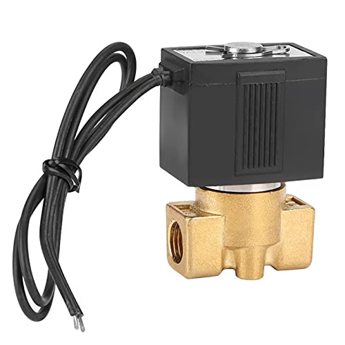 Válvula solenoide de 110 V CA, válvula solenoide eléctrica normalmente cerrada de acción directa de 2 vías G1/4
