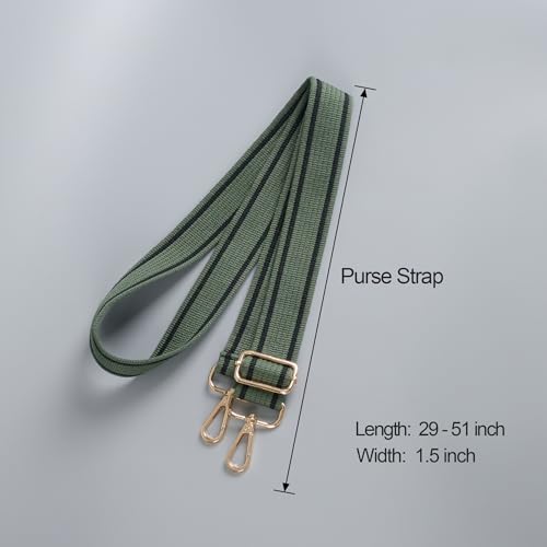 Image of chushui Woven Stripe Purse Straps,Replacement Crossbody Wide Shoulder Adjustable Strap for Bag Handbags