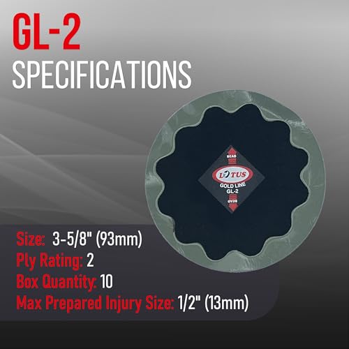 Image of Lotus Gold Line Bias Tire Repair Patches GL-2