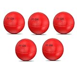 alpas 80g Schlagball 5er Set - Wurfball für Schule, Verein & Leichtathletik - Trainingsball für Weitwurf