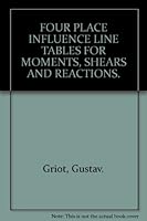 Four-Place Influence Line Tables for Moments, Shears, and Reactions B001ANRB7Q Book Cover