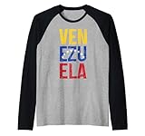 venezuela vintage pride bandiera venezuelana maglia con maniche raglan