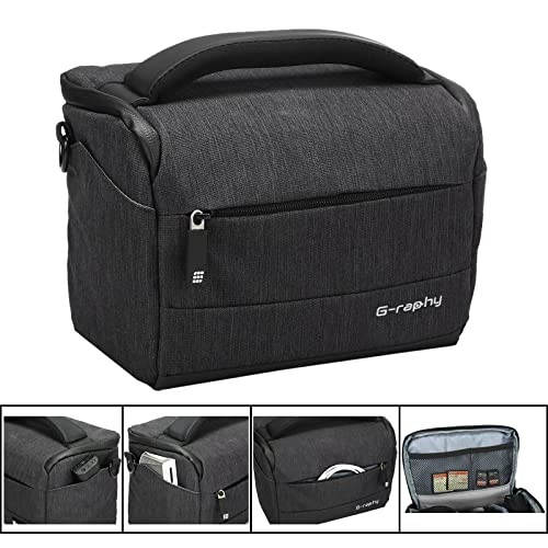 G-Raphy Camera Case Bag Waterproof Dslr Slr Mirrorless Bag For Nikon, Canon,Sony,Olympus,Pentax And Etc(Black) #TOP3