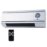 SPIDER (ARGENTO) - Termoconvettore PTC a parete 2000 W con telecomando