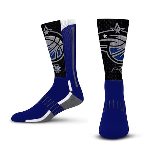 For Bare Feet NBA ORLANDO MAGIC Logo Zoom Mesh Primary Crew Sock Youth
