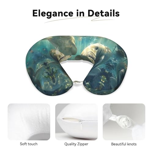 Almohada de viaje de espuma viscoelástica miniatura 4