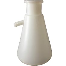 Polypropylene Plastics 500ml Filtering Flask,Standard Joint #34/35 Bucnher Filtration Autoclavable PP Bottle