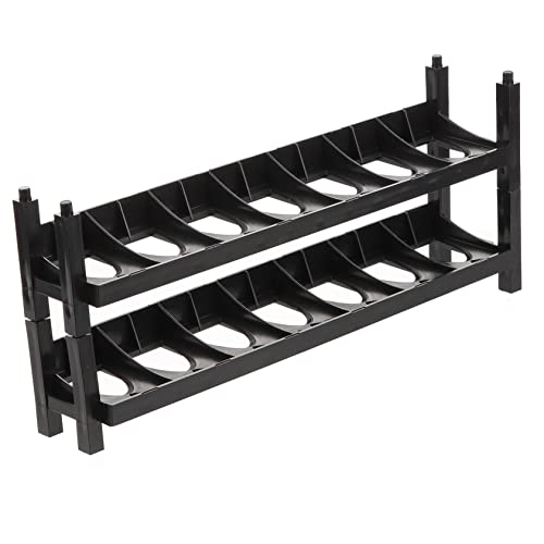 SHINEOFI 2 Piezas Bandeja De Almacenamiento Organizadores y Almacenamiento De Pintura Acrílica Organizador De Soporte Para Tubos De Pintura Al Óleo Acrílico Modular El Plastico Artesanía