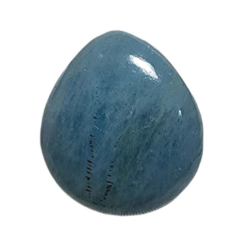Aigue-marine poire naturelle 22x20mm pour fabriquer votre propre collier d'été