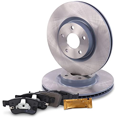 BESTPRICE BESTPRICE Bremsenset Vorderachse inkl. Bremsscheiben Belüftet Ø 308 mm + Bremsbeläge vorne, Kompatibel mit FORD FOCUS MK4 (HN), FOCUS MK4 Turnier (HP)
