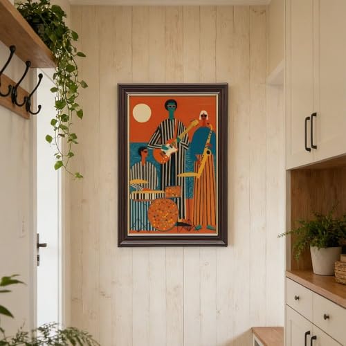 Poster musique médiévale africaine idée cadeau originale toile