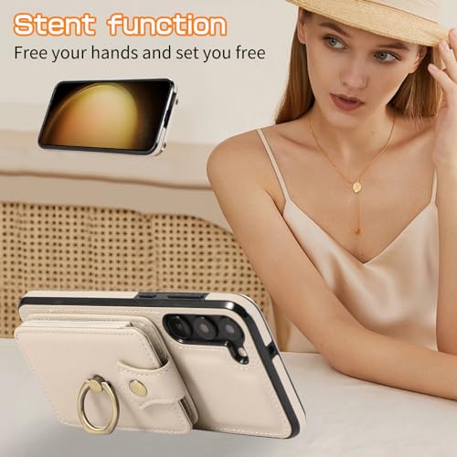 Anneau support pour coque Samsung S23 Plus avec porte-cartes - 3
