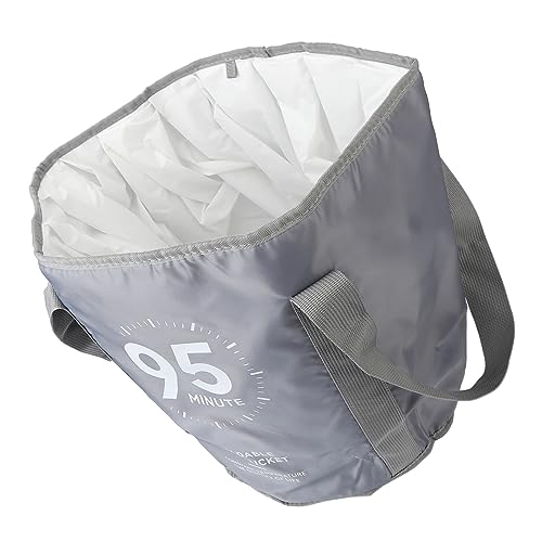 Cubeta Plegable para Remojo de Pies Gris miniatura 7