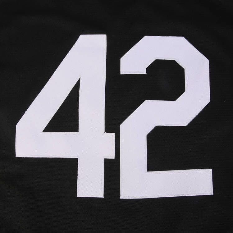 Men's Black Legend Baseball Jersey Number 42 Vintage Embroidered Retro Lightsout Jerseys Shirts - Image 7