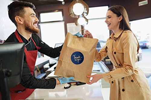 1.5 Inch Thank You Stickers | 500 Thank You Stickers For Small Business | Self-Adhesive & Waterproof Stickers With 4 Beautiful Colors | Strong And Durable (Classic, 1.5 Inch) #TOP3