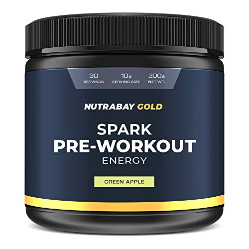 Image of Whey Protein Isolate - 1kg & Nutrabay Gold Series Spark Pre-Workout Green Apple 300g