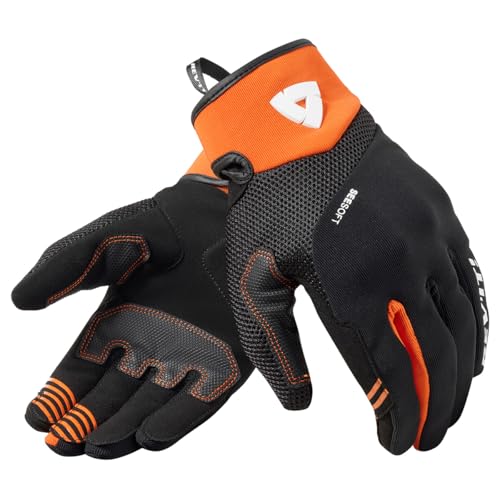 Revit Endo Motorrad Handschuhe, schwarz/orange, XL