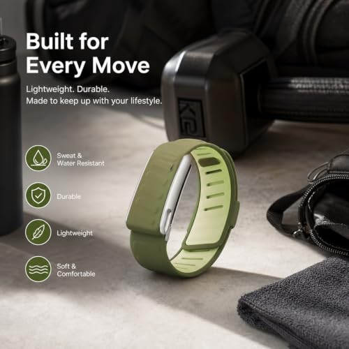 Image of Compatible with Whoop 5.0 Band Straps, Dark Gray Silicone Replacement Band for Fitness Training, Water Activities, Adjustable Breathable Sport Strap for Men and Women