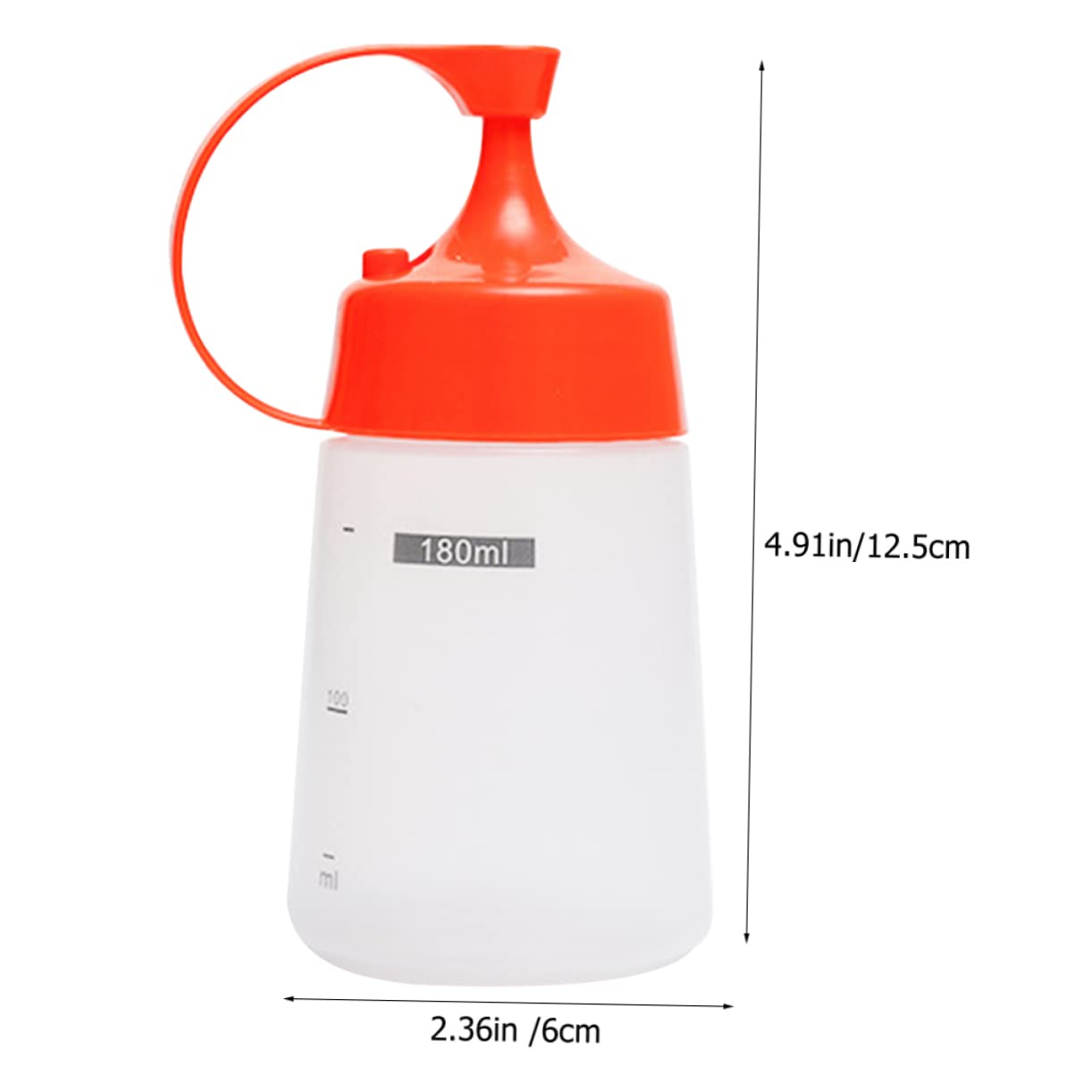 PRETYZOOM 4Pcs Reusable Squeeze Bottles for Condiments Honey Mustard and Jam Leakproof Transparent Sauce Dispensers for Home Kitchen Bbq and Restaurant Use