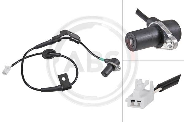 A.B.S. Sensor ABS 31885 Eje trasero, derecha Tipo de sensor: sensor pasivo 705mm