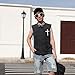 Fkatuzi Boys Christian Graphic Tank Tops God Jesus Shirts for Kids Cross Faith Religious Cotton Acid Wash Sleevesless Tshirt(Black,130)