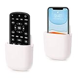 Self-Adhesive Wall Mount Remote Control Holder, Universal Hole Free TV Remote Mount Holders...