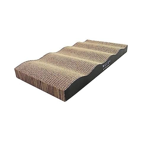 cat Scratcher. Cat Scratching Board with Catnip and Durable Corrugated Scraper. Moderm Reversible Scratching Post for Cats. Protect Your Furniture. Catnip Included. Scratch pad Cover