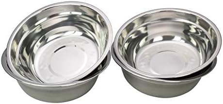 Dehouse Metal Mixing Bowls, Stainless Steel Serving Bowl, Set of 4