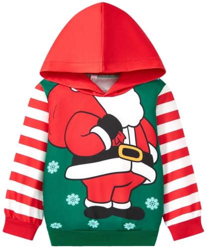 Image of Akyzic Baby Boys Dinosaurs Hoodie Boys Shark Pullover with Pocket Kids Truck Warm Sweatshirt Sweater