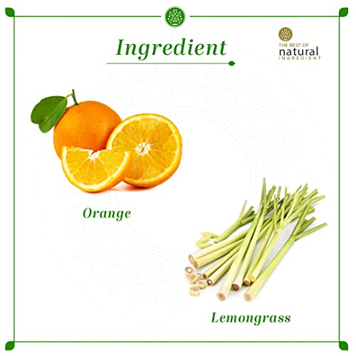 Khadi Natural Herbal Orange & Lemongrass Body Wash| Cleanses and Revives Skin|Regulates oil production| Keeps skin blemish free|Suitable for All... - Image 3