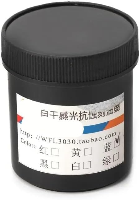 Photoresist Anti-etching Blue Ink Paint For DIY PCB Dry Film Replacement 100g