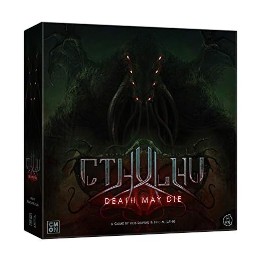 Cthulu: Death May Die Board/ Horror/ Mystery/ Cooperative Game for Adults and Teens | Ages 14+ | 1-5 Players | Average Playtime 90-120 Minutes | Made by CMON