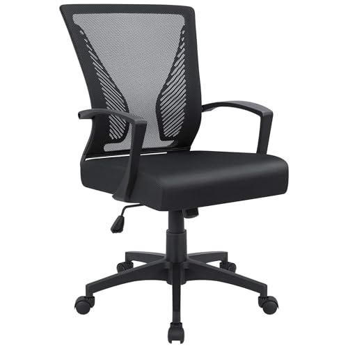 Furmax Office Mid Back Lumbar Support Chair
